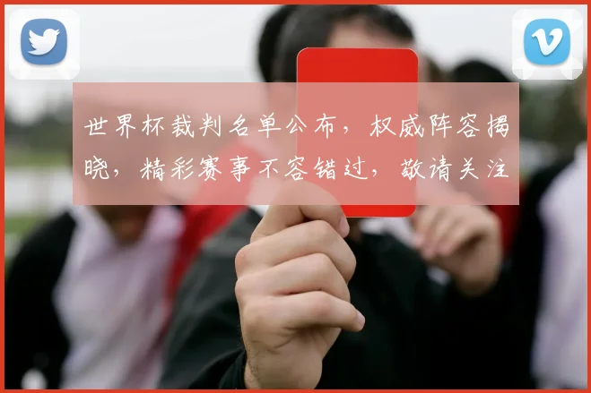 世界杯裁判名单公布，权威阵容揭晓，精彩赛事不容错过，敬请关注